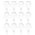 thumbnail image 1 of EeaseCA 12Pcs Nail Display Trays Practical Manicure Palettes Simple Nail Art Color Pan, 1 of 7