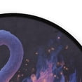 thumbnail image 4 of 36.2 Inch Round Floor Mat Elegant Swan Carpet Decor Rug for Living Room Bedroom, 4 of 6