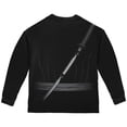 thumbnail image 2 of Halloween Ninja Costume d'Assassin Noir T-Shirt à Manches Longues pour Tout-Petit, 2 of 2