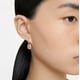 thumbnail image 5 of Pendientes Swarovski Una Drop Octagon con cristal rosa y oro rosa, 5 of 6