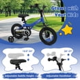 thumbnail image 5 of Costway Kids Bike, 12 Inch Bicycle for Children with Removable Training Wheels, Dual Brakes Blue, 5 of 10