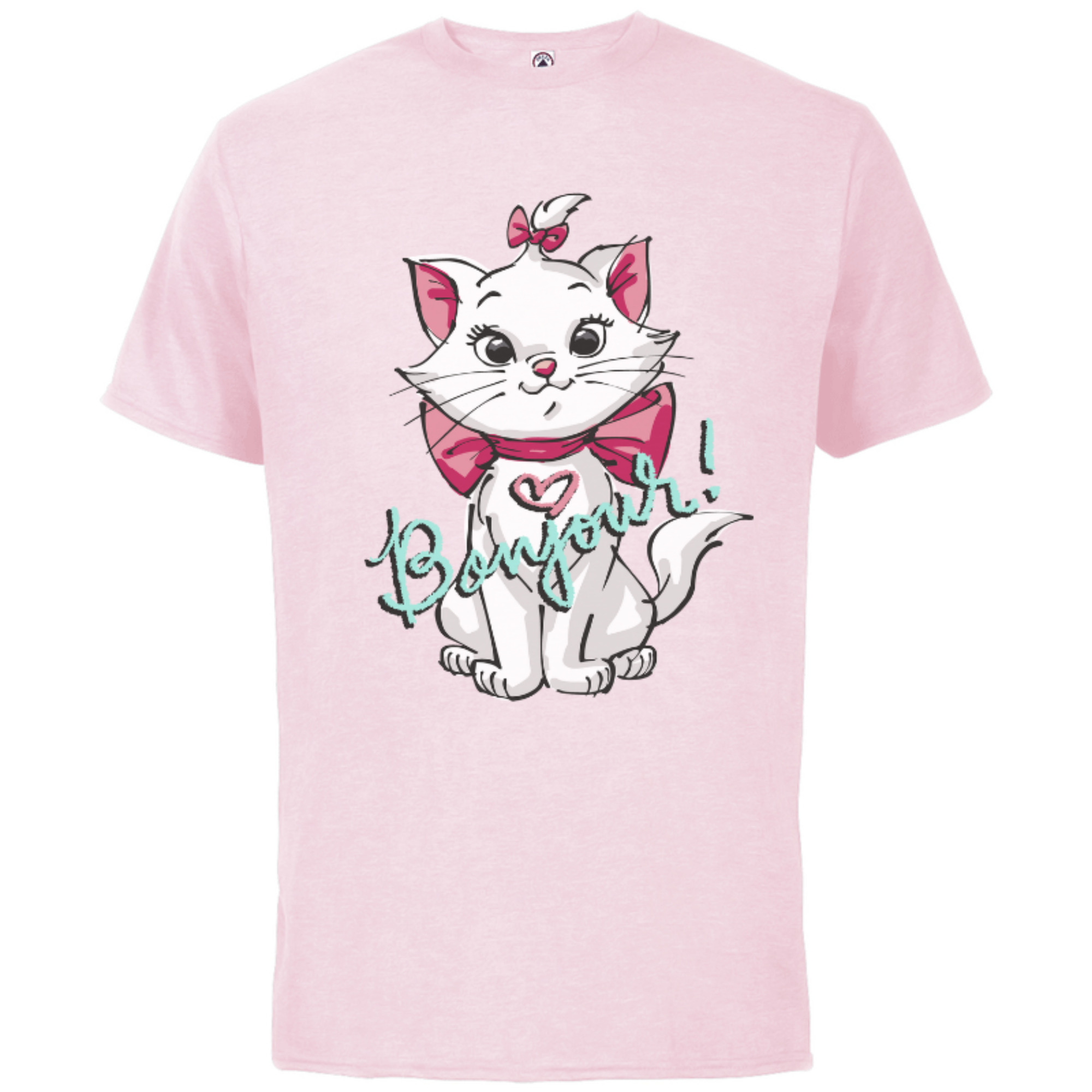 Disney Aristocats Marie Cotton T-Shirt for Adults -Customized-White - Walmart.com