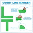 thumbnail image 3 of Uxcell 10 Pcs Kit de Marqueurs Mini Pickleball pour Sports de Plein Air, Vert, 3 of 6