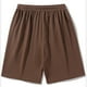 thumbnail image 3 of pstuiky Pantalones cortos de gimnasio para hombre, Pantalones cortos de ejercicio para hombre, de color liso, informales, holgados, con cintura elástica y bolsillos Pantalones cortos de golf, 3 of 5