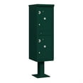 thumbnail image 2 of Outdoor Parcel Locker with 2 Compartments in Green with USPS Access Type I, 2 of 4