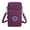 Purple, variant on Polyester Crossbody Bag for Women Men - Lightweight Chest Shoulder Messenger Backpack with Multiple Pockets, Adjustable Straps for Work Travel Outdoor Activities