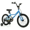 thumbnail image 1 of Costway 18" Kids Training Bike with Removable Training Wheels Pneumatic Tires Navy, 1 of 9