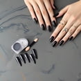 thumbnail image 2 of Polvo para uñas MEILINDS Black Chrome 1 g efecto espejo metálico, 2 of 9