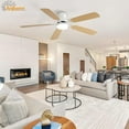 thumbnail image 5 of Sofucor 52-Inch Modern Ceiling Fan with LED Light and Remote, 5 of 8