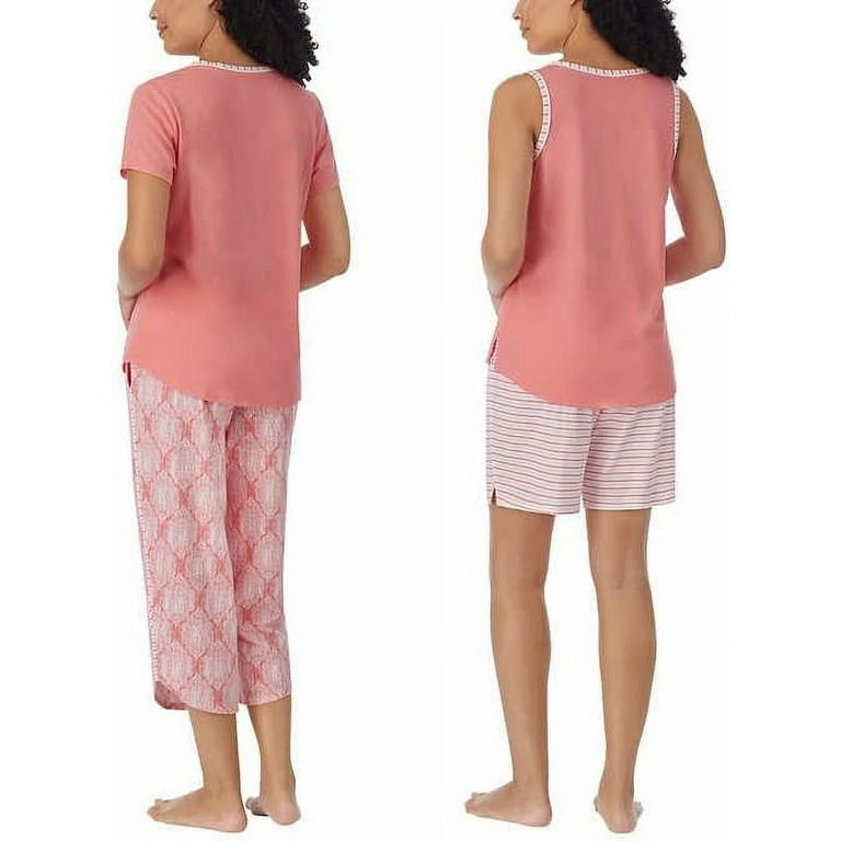 Carole Hochman Ladies' 4-piece Pajamas Set (Pink,L) 