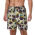 thumbnail image 2 of Daiia Happy Skeleton Mens Swim Trunks Swim Shorts Quick Dry Swim Shorts with Mesh Lining Pockets-X-Large, 2 of 9
