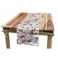 thumbnail image 1 of Nature Table Runner, Illustration of Sakura Branches Windy April Weather in Japanese Painting Style Art, Dining Room Kitchen Rectangular Runner, 3 Sizes, by Ambesonne, 1 of 2