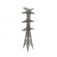thumbnail image 1 of Modelo de torre de transmisión a escala 1/200. Proyecto de modelismo en miniatura. Estructura y arquitectura. Estilo A, 1 of 9