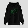 thumbnail image 4 of xixinqiwan Women's Plus Size St. Patrick's Day Hoodies,Women Irish Slainte Hooded Shamrock Green Long Sleeve Shirt Festival Holiday Tops, 4 of 6