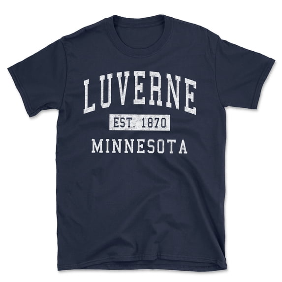 Luverne Minnesota Classic Established Men's Cotton T-Shirt