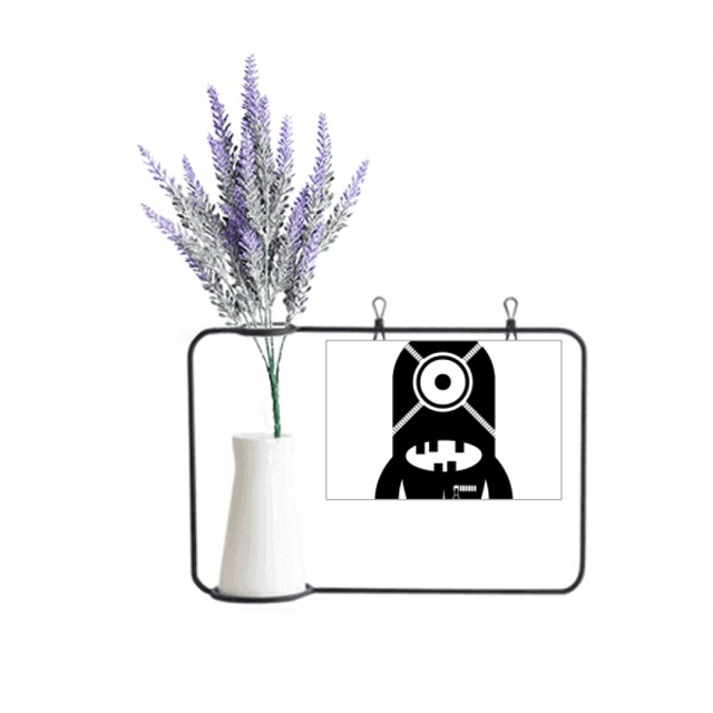 Universe Alien Monster Alien Artificial Lavender Flower Vase Bottle Card