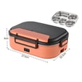 thumbnail image 2 of Electric Heated Lunch Box Insulation Bento Stainless Steel Food Heater 50W, 2 of 6