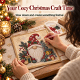 thumbnail image 5 of Christmas Diamond Art Kits, DIY Pearl Diamond Painting Art Kit with Frame, Christmas Pearl Beads Art Craft for Adults & Beginners, Home Wall Decor, 5 of 8
