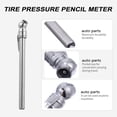 thumbnail image 1 of Houderco 3Ud Tire Pressure Pencil Plated Silver Compact Portable for Vehicle Precision Mechanical Gauge, 1 of 6