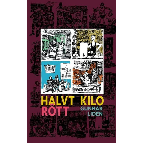 Halvt kilo rött : Teckningar och dikter från Grekland 2015-2016 (Paperback)