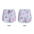 thumbnail image 3 of Daiia Purple Butterfly Pattern Women's 2 in 1 Running Shorts - Lightweight Athletic Workout Gym Yoga Shorts Liner with Phone Pockets-X-Large, 3 of 7