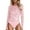 Pink, variant on HXWCHs Elegant Sparkly Slim Fit Long Sleeve Jumpsuit Bodysuit Solid Color Evening Party Wear for Women Pink L