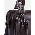 thumbnail image 3 of Madden NYC Women's Soft Zipper Satchel Handbag, Brown, 3 of 5