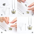 thumbnail image 5 of Birthstone Crystal Urn Necklace Butterfly Cremation Necklace for Ashes Memorial Keepsake for Beloved's Ashes Cremation Jewelry for Human Ashes Adult, 5 of 6
