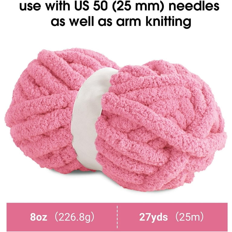 8Pcs Set Chunky Yarn for Crocheting Fluffy Jumbo Chenille Yarn Soft Plush Yarn Bulky Giant Thick Fuzzy Yarn for Hand Knitting or Arm Knitting 31.7