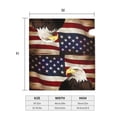 thumbnail image 6 of PHELIKA Bald Bird With American Flag 03 Magnetic Mailbox Covers Standard Size 25.5"H x 21"W, 6 of 8