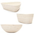 thumbnail image 3 of Mistaha Round Oval-shaped Triangle-shaped Bread Proofing Basket Natural Rattan Proving Basket Sourdough for Kitchen Home, 3 of 8