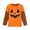 2# Pumpkin Face, variant on POPTEM Toddler Boys Halloween Shirts Long Sleeve Cotton Pumpkin Graphic Tees Gray 4T