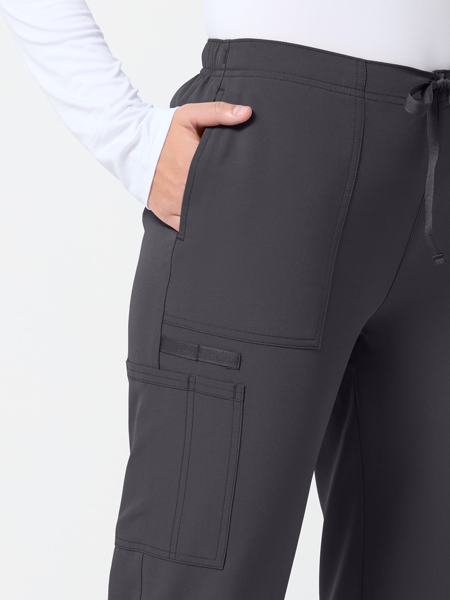 Core Essentials Women's Drawstring Cargo Jogger Scrub Pant, Sizes XS-3XL - image 5