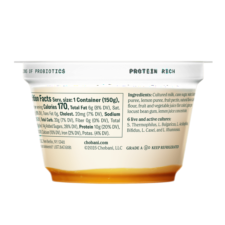 Chobani Creations Blueberry Lemon Muffin 5.3oz - Walmart.com