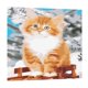 thumbnail image 5 of Kit de bricoje Pintura al por números Dibujo con pinceles Decoración sin marco para principiantes - 40 * 50cm - Gato color BLESIY Pintura por kits de los números, 5 of 8