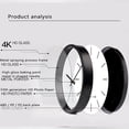 thumbnail image 4 of Yesurprise Chinese National Style Wall Clock Silent Quartz Movement for Bedroom Living Room Dining Room Household Decoration Pendant, 4 of 8