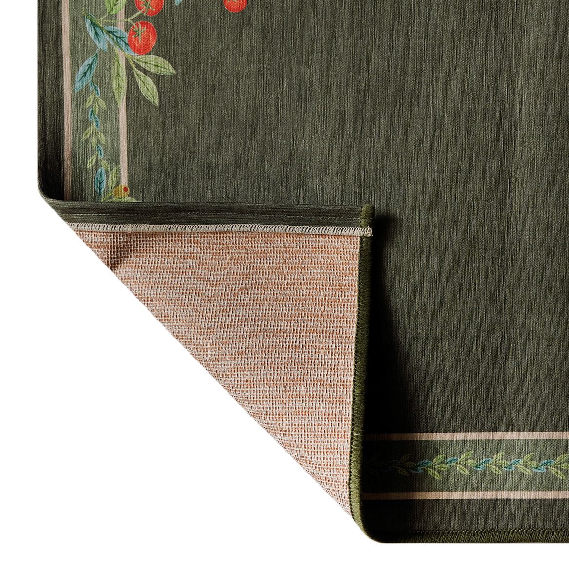 Better Homes & Gardens Green Olive & Tomato 30" x 46" Accent Rug