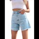 thumbnail image 3 of Pantalones Cortos Vaqueros para Mujer, Informales, de Verano, de Cintura Media, Deshilachados, Elásticos y Rotos. Azul y S, 3 of 10
