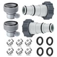 thumbnail image 1 of Set de adaptadores para manguera de piscina Nefemo, 4 piezas, para mangueras de 1,25" y 1,5", 1 of 6