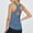 Dark Blue, variant on Women's Casual Round Neck Backless T Shirt Summer Fall Versatile Top For Daily Wear Sports Vacation Home Comfortable Soft Breathable Fabric Women Workout Tank Tops Purple S