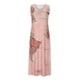 thumbnail image 4 of Vestido largo sin mangas con bolsillos con cuello en V y estampado informal de talla grande para mujer Fridja  hj3404, 4 of 8
