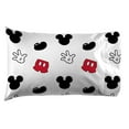 thumbnail image 3 of Disney Mickey Mouse Cute Faces White 3 Piece Twin Sheet Set, 100% Microfiber, 3 of 5