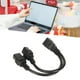 thumbnail image 1 of Dual IEC320 C19 Al Cable IEC320 C20, Cable de Alimentacia de Y de Diseño Reforzado Con Macho A Masculino Para Cámara, 1 of 7