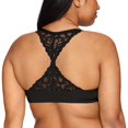 thumbnail image 5 of PARAMOUR Black Abbie Front Close with Lace T-Back Bra, US 34C, UK 34C, NWOT, 5 of 7