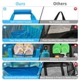 thumbnail image 5 of KABAQOO Extra Large Mesh Beach Tote Bags Multipocket Zip Waterproof Sandproof for Travel Pool Green, 5 of 7