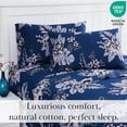 thumbnail image 5 of Flora Collection Luxury 300 Thread-Count, 22-Inch extra-deep Pocket Sheet Sets, 5 of 8
