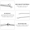 thumbnail image 4 of CIMAXIC 5pcs Adjustable Bracelets DIY Semi-Finished Hand Chain for Home,4.72"X0.28"X0.05", 4 of 4