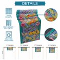 thumbnail image 6 of Watercolor Flip Flops Table Runner 72 Inches, Summer Ocean Coral Starfish Floral Green Bed Runner Dresser Scarves Tabletop for Indoor Outdoor Parties/Ceremony/Banquet, 14" x 72", 6 of 9