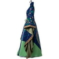 thumbnail image 4 of Women's Green Velvet Dress - Stage Performance Dress, 4 of 10