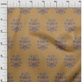 thumbnail image 2 of oneOone Cotton Cambric Light Brown Fabric Leaves & Flower Diy Clothing Quilting Fabric Print Fabric By Yard 56 Inch Wide-BZ0, 2 of 4